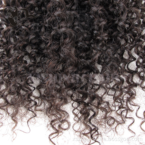 Wholesale Price100% Full Cuticle Curly Indian Remy Virgin Temple Human Hairs